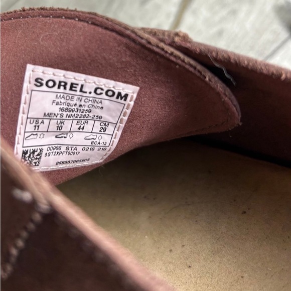 Sorel NL2282 Madson Brown Leather Men’s Wingtips Lace Up Oxfords Shoes Size 11 main image 6